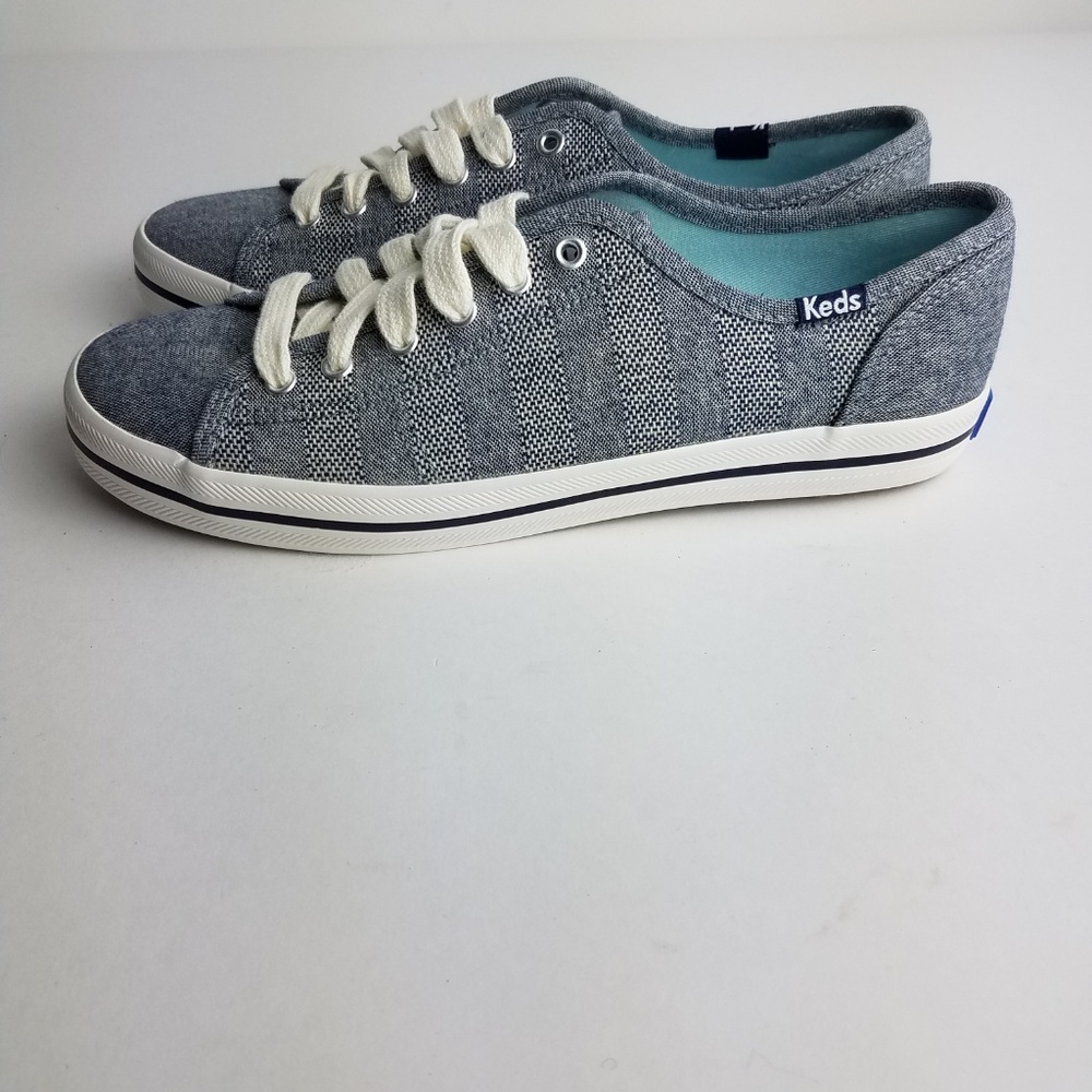 NWOT Keds Kickstart Chambray Stripe Fashion Shoe - Picture 3 of 6